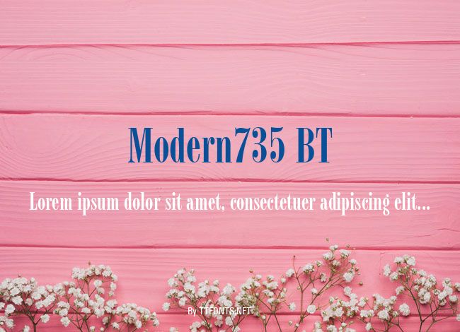 Modern735 BT example
